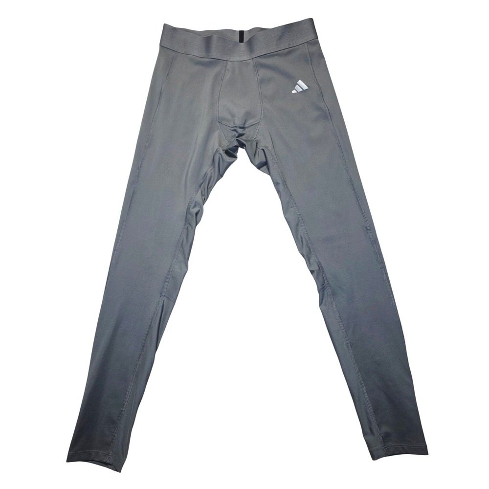 Adidas Techfit Compression Leggings Mens Medium‎ Grey Training Tights Running